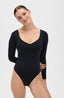 Iconic Lymphatic Long Sleeve Bodysuit - Thong