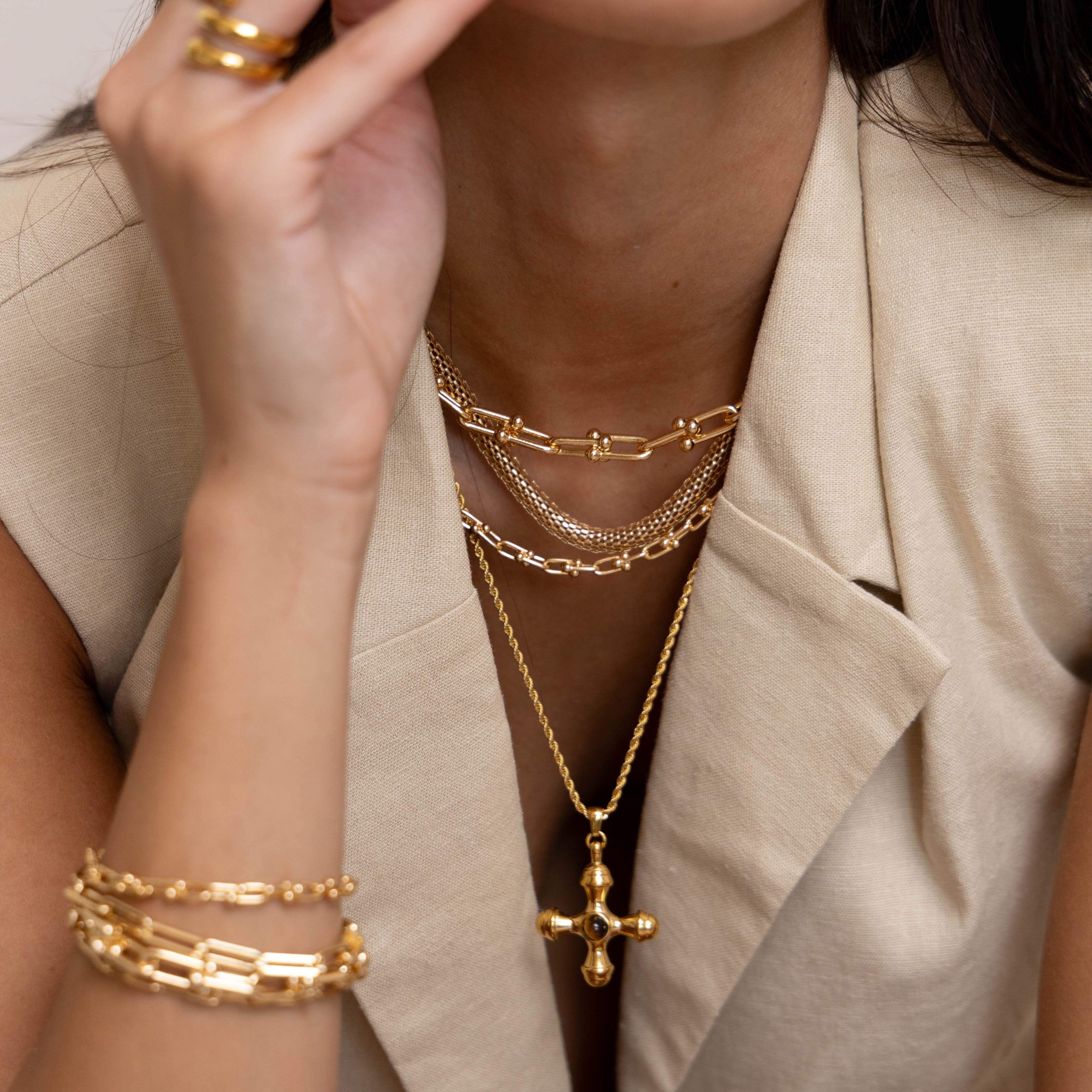 Ophelia Cross Necklace Secondary image