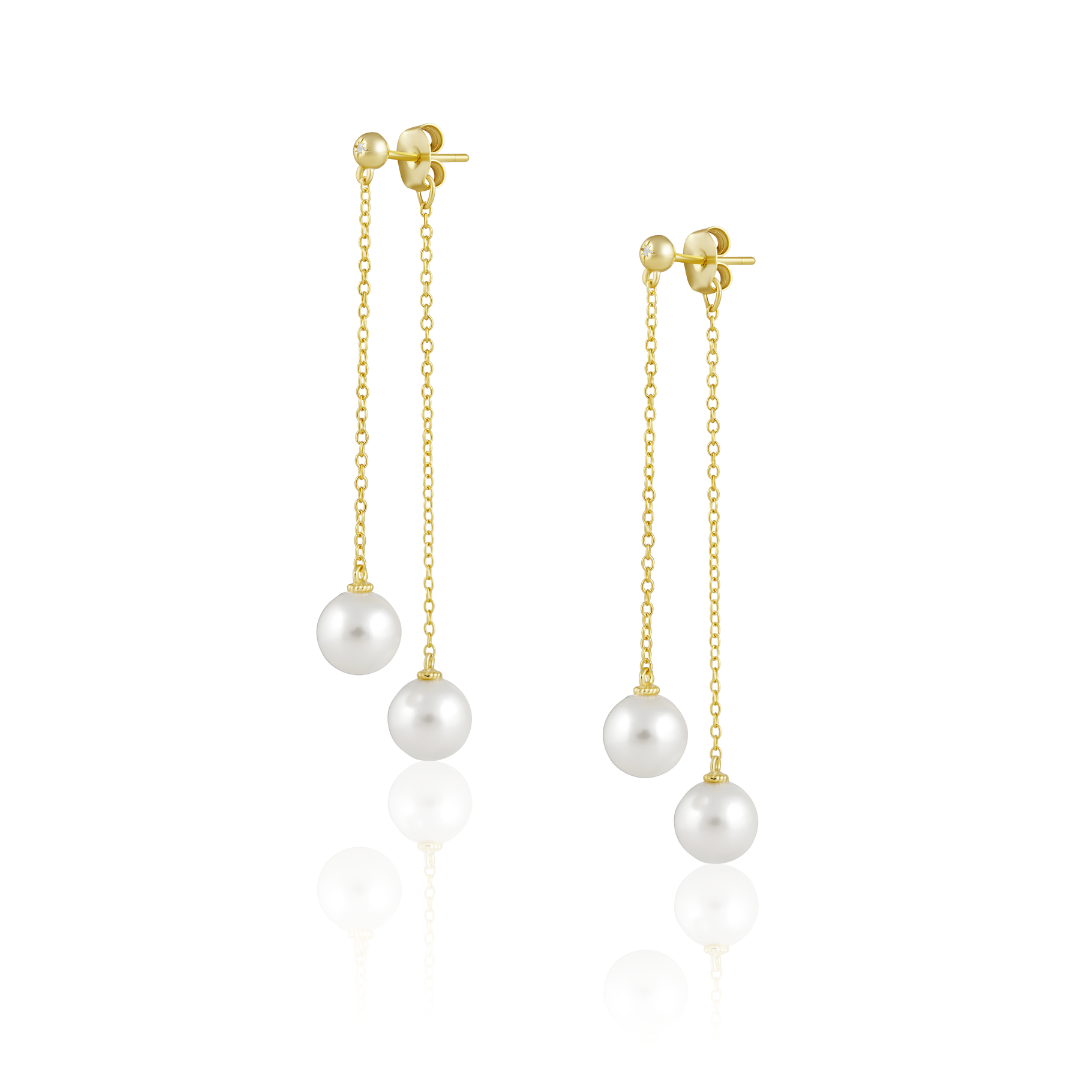 Xana Double Pearl Dangle Main image