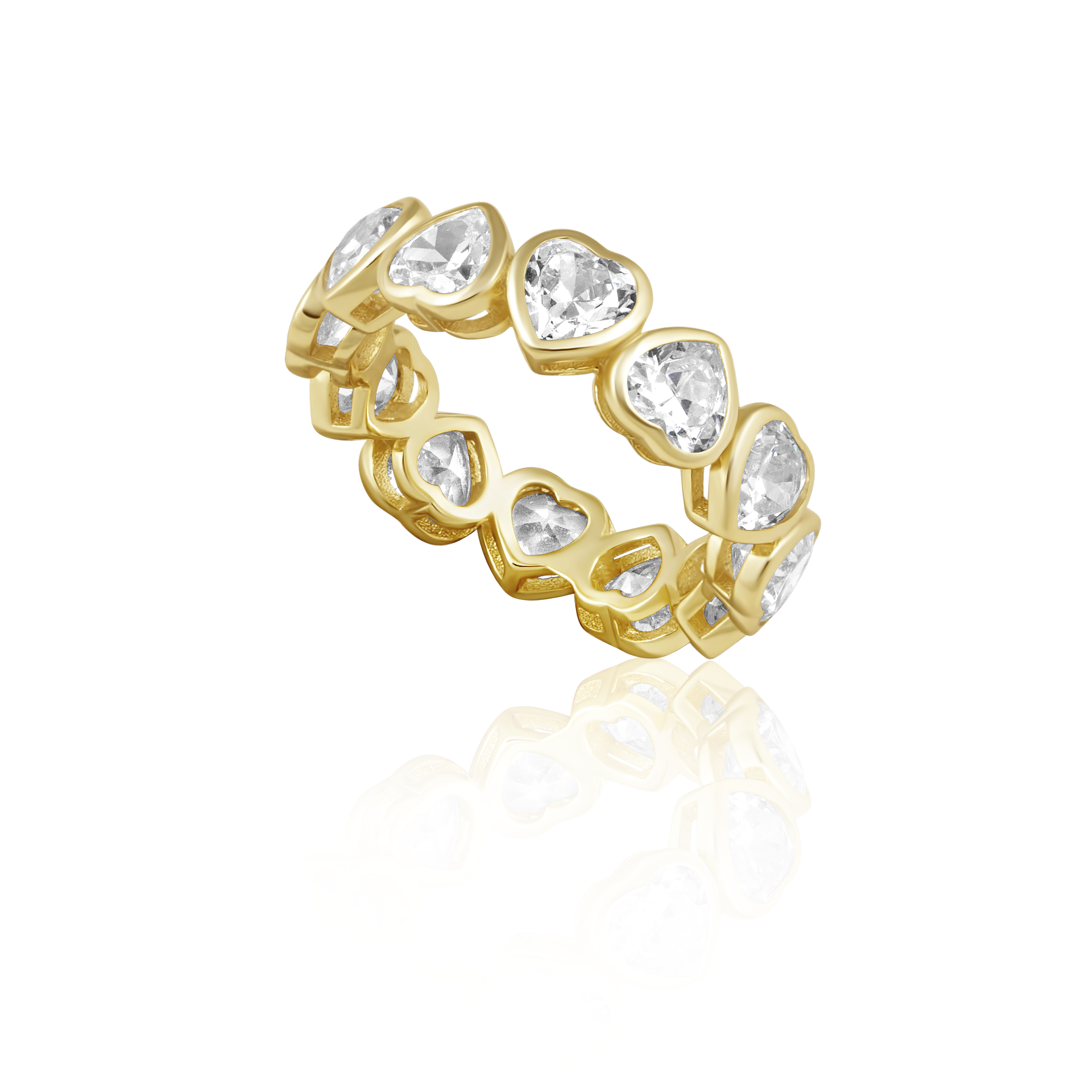 Bezel Heart Ring Main image