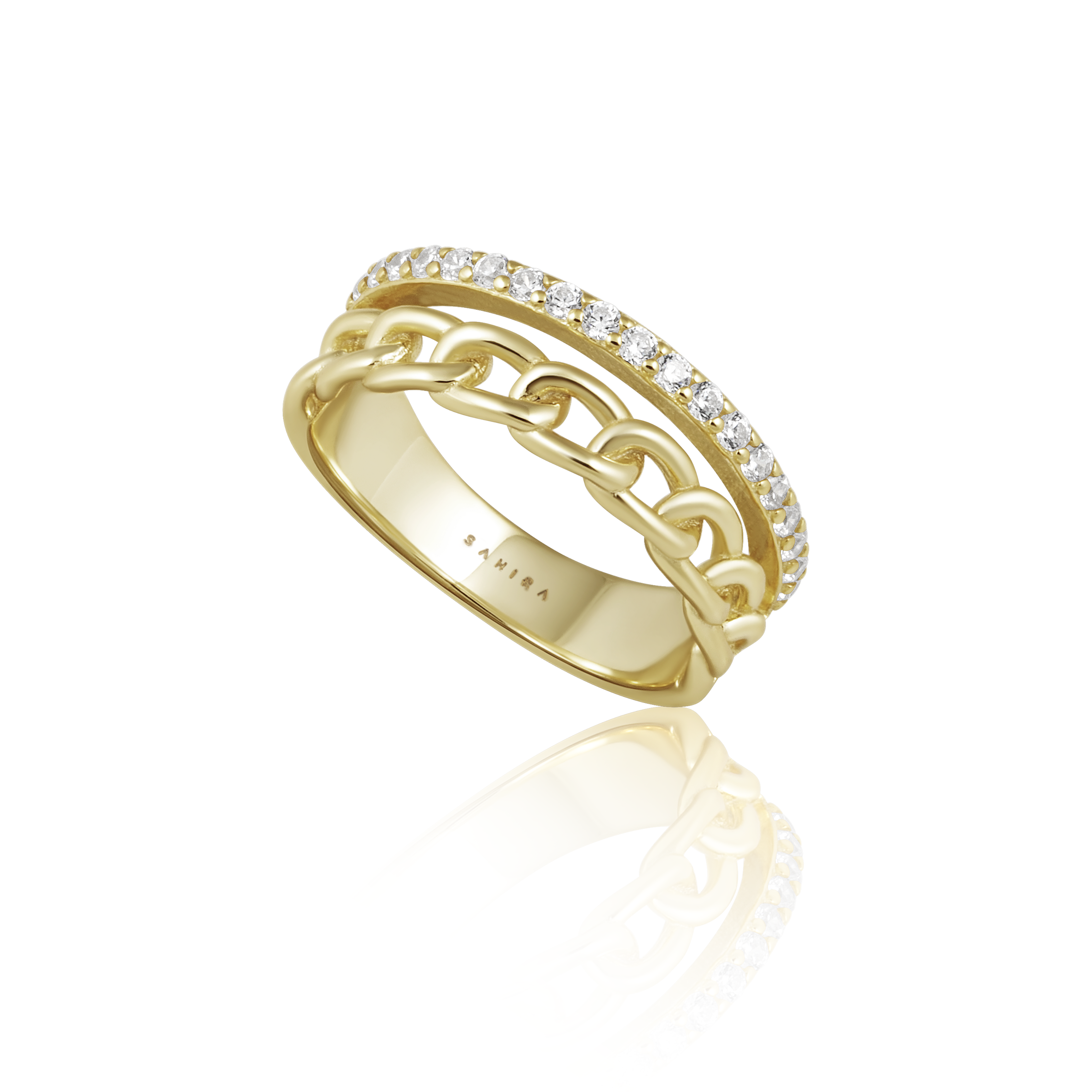 Jolene Cz Chain Ring Main image