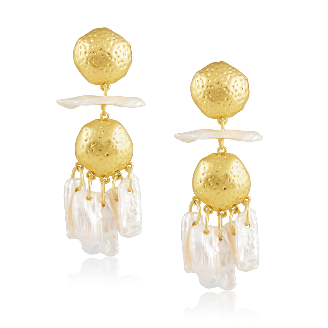 Tillie Pearl Statement Earrings Main image