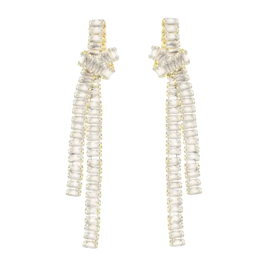 CZ Knot Statement Earring Main image