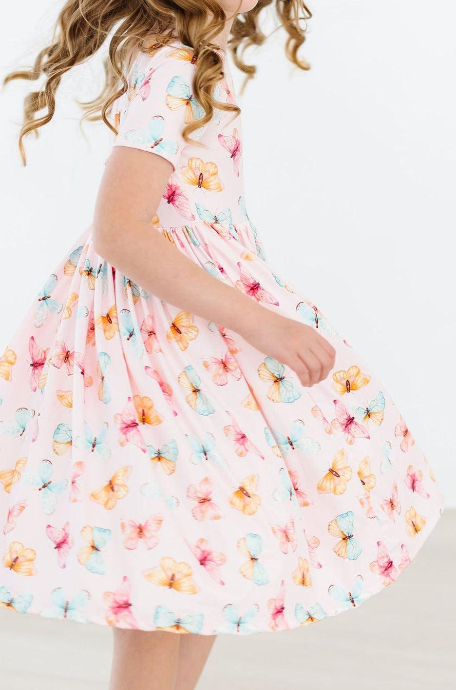 Butterfly Kisses S/S Pocket Twirl Dress Main image