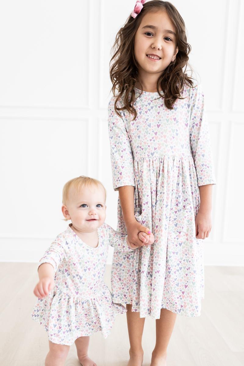 One in a Million 3/4 Sleeve Pocket Twirl Dress Secondary image