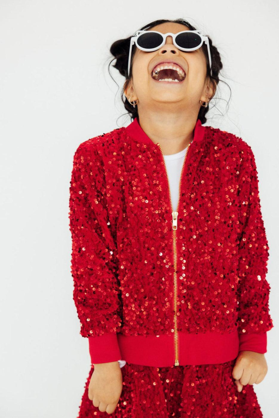 Red Velvet Sequin Jacket Main image