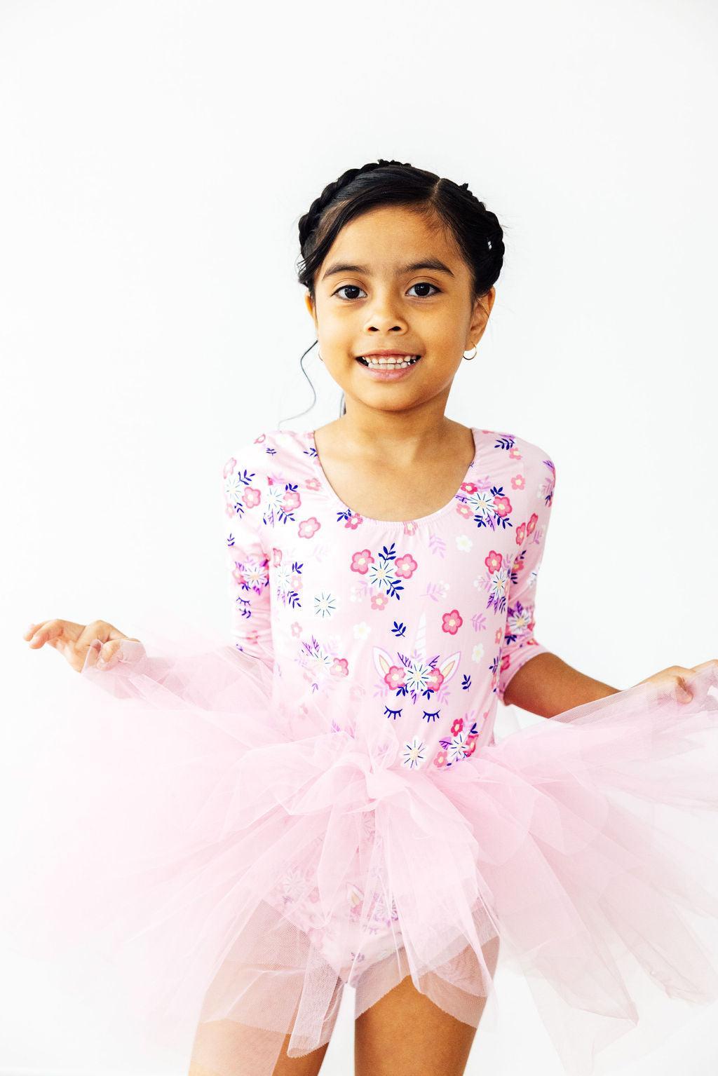 SALE Retro Daydream 3/4 Sleeve Tutu Leotard Main image