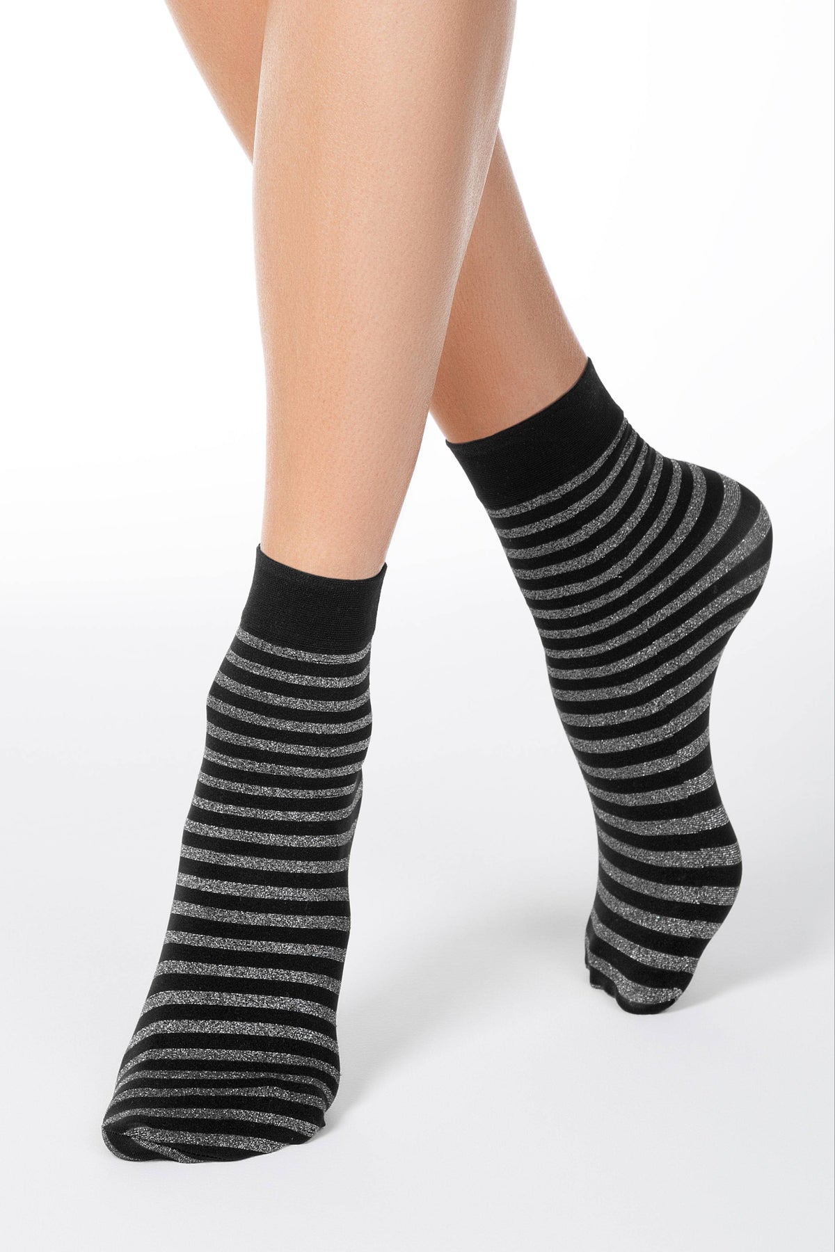 Socks Conte Fantasy - Shimmering Stripe Main image