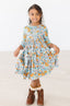 Vintage Vibes 3/4 Pocket Twirl Dress