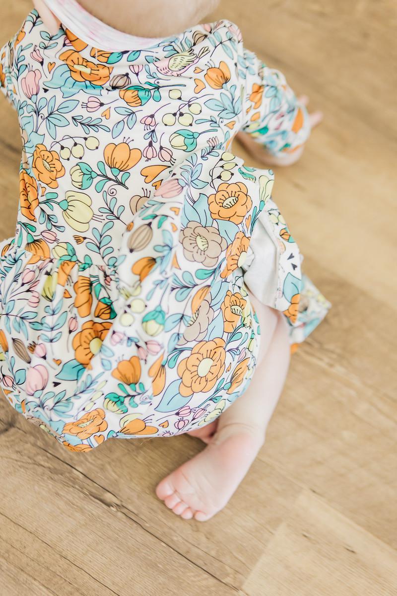 Vintage Vibes 3/4 Sleeve Twirl Bodysuit Secondary image