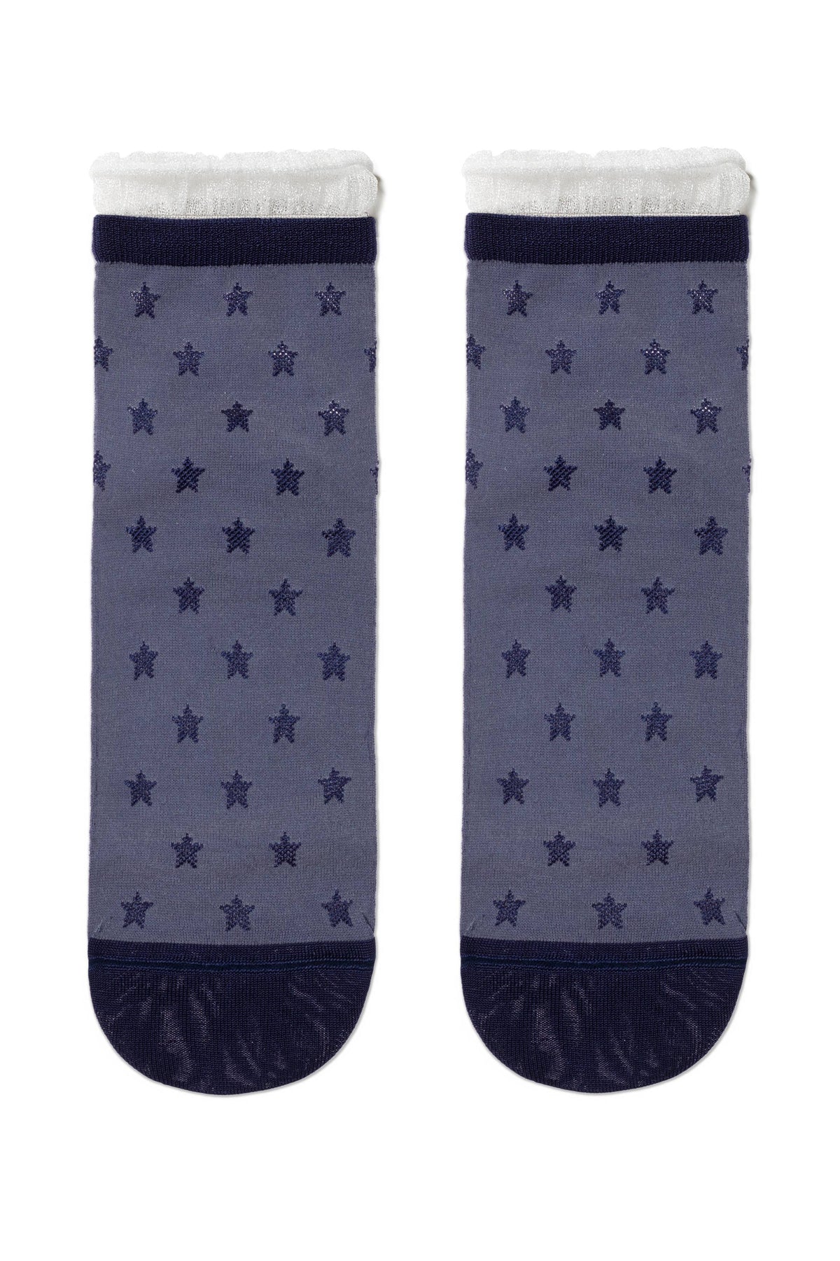 Conte Socks Classic - 491 Decorative Transparent Mesh