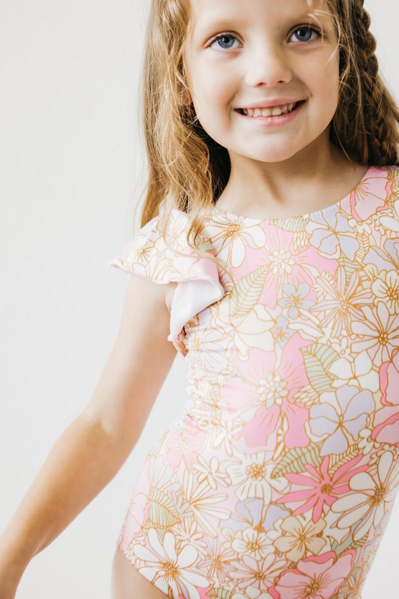 What's Up Buttercup S/S Flutter Sleeve Leotard Secondary image