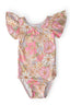 What's Up Buttercup S/S Flutter Sleeve Leotard