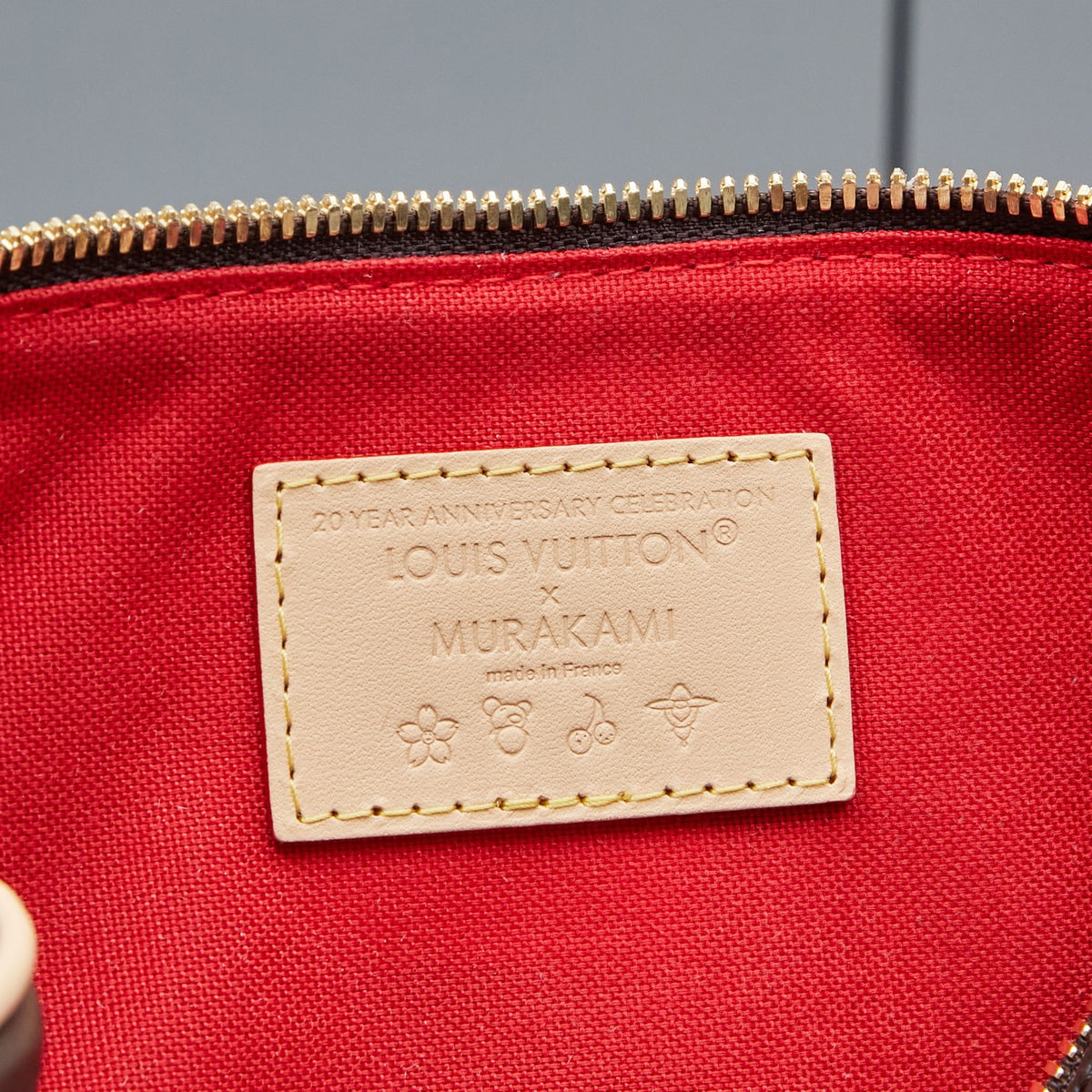 Cherry Mini Dome Handbag with Adjustable Shoulder Strap