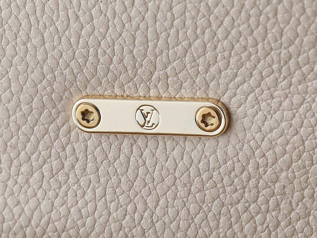 Louis Vuitton White Multicolor Monogram Handbag with Chain Strap