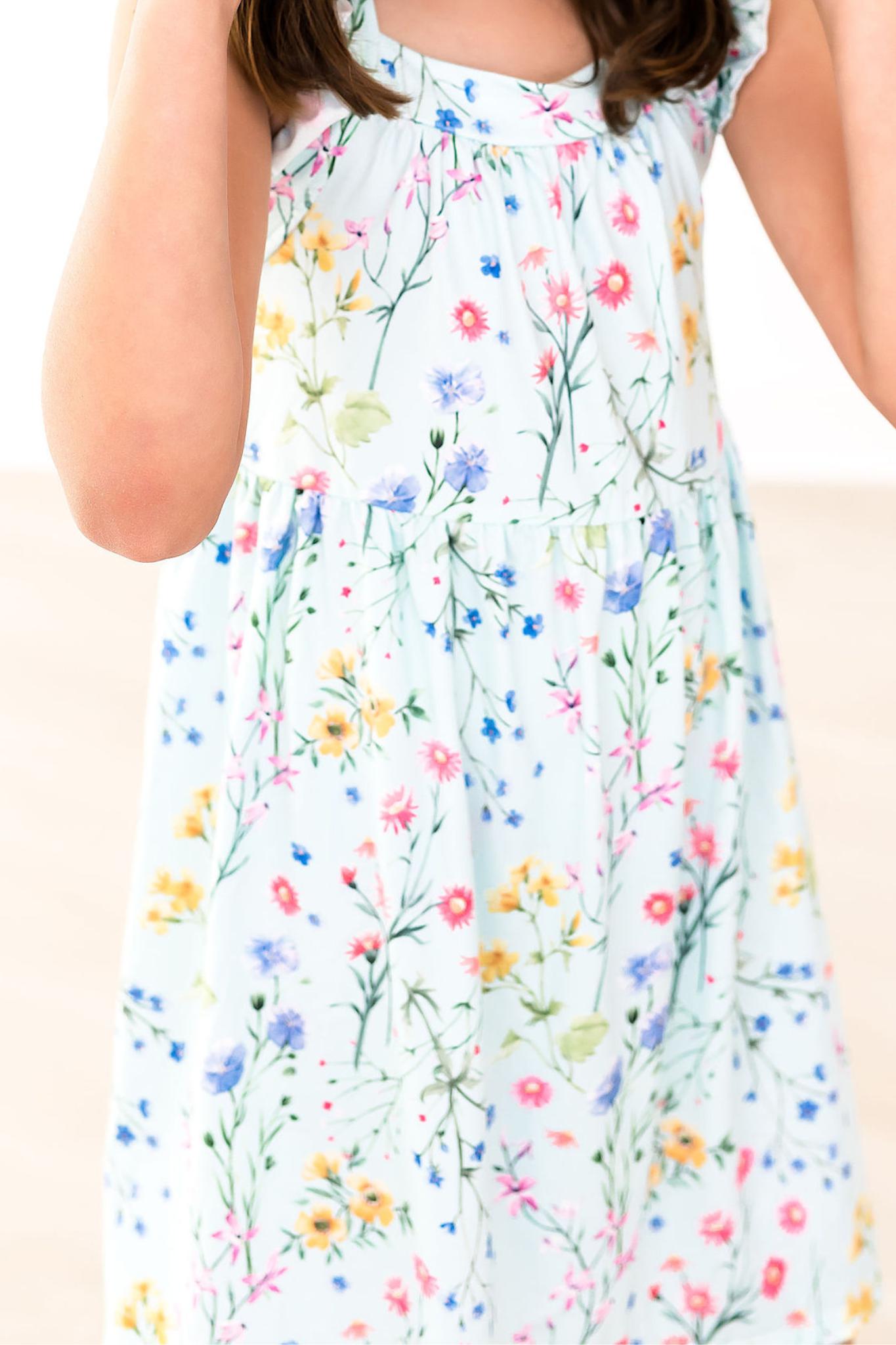 Wild Woods Ruffle Cross Back Dress Secondary image