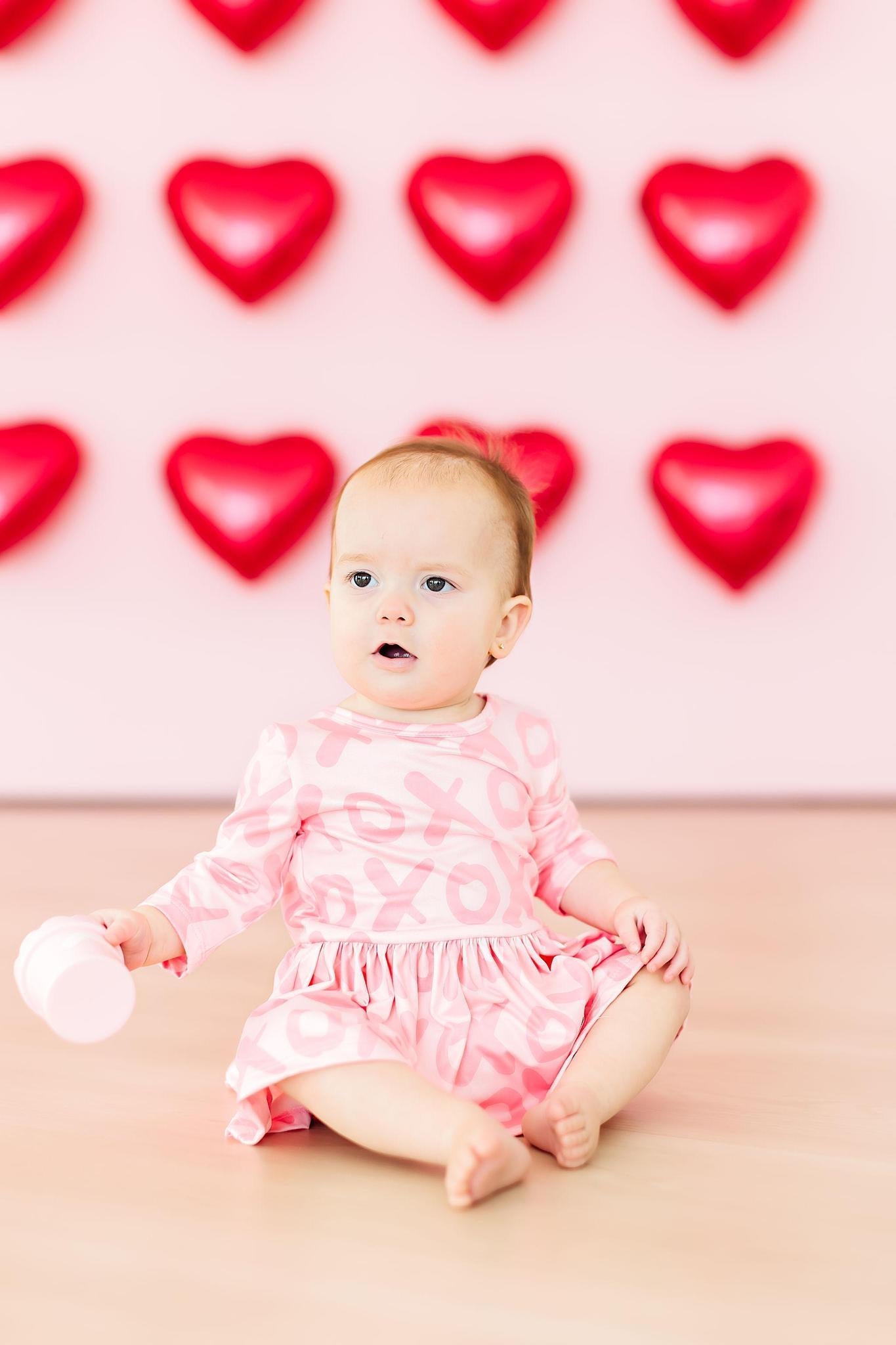 XOXO 3/4 Sleeve Twirl Bodysuit Secondary image
