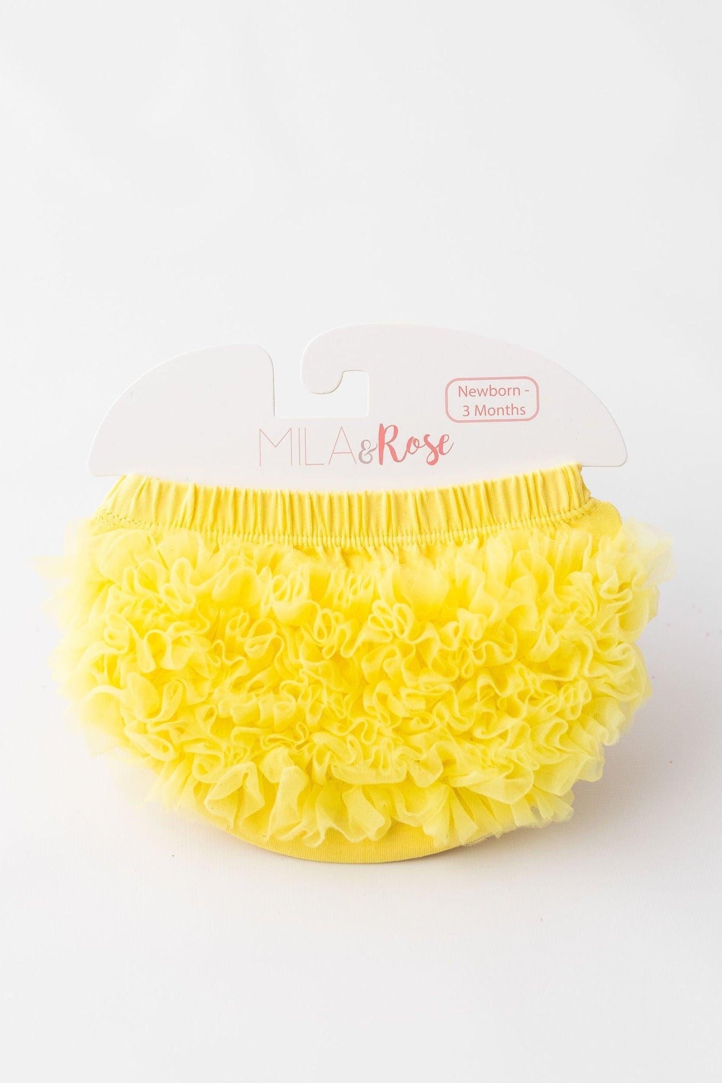 Yellow Ruffle Bum Bloomer Main image
