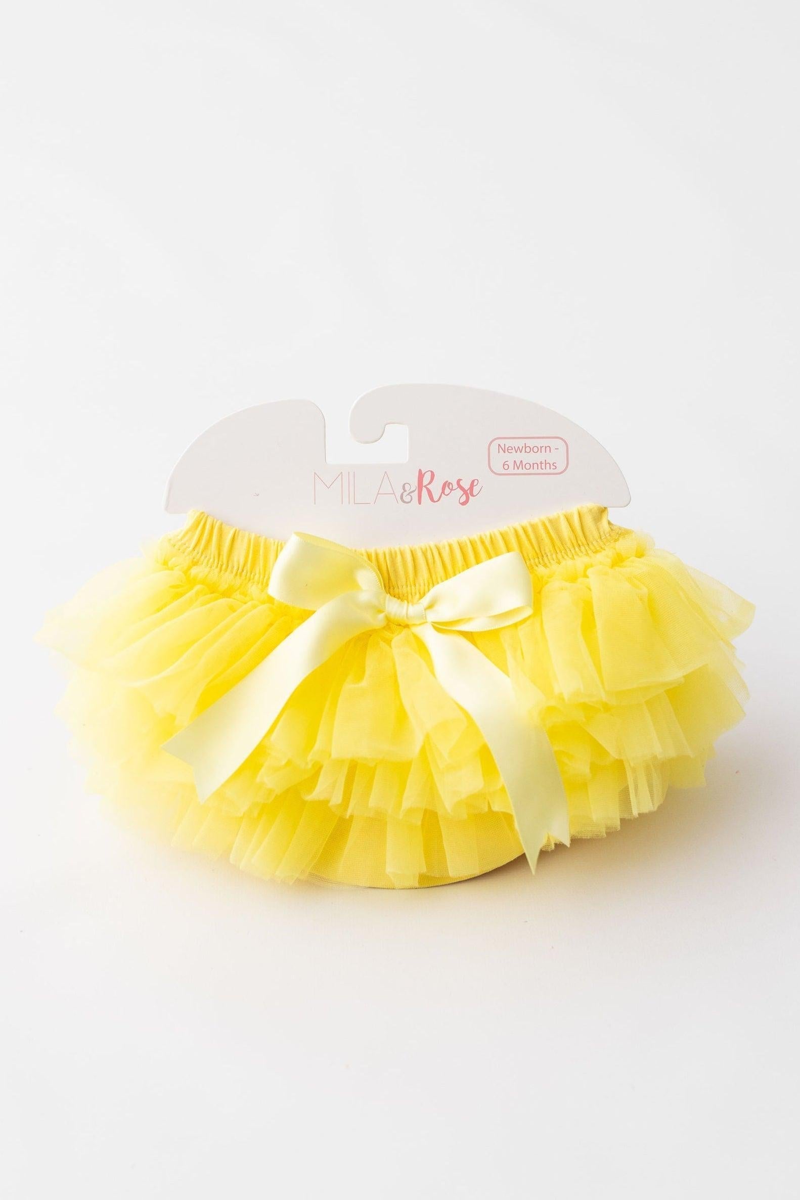 Yellow Ruffle Tutu Bloomer Main image