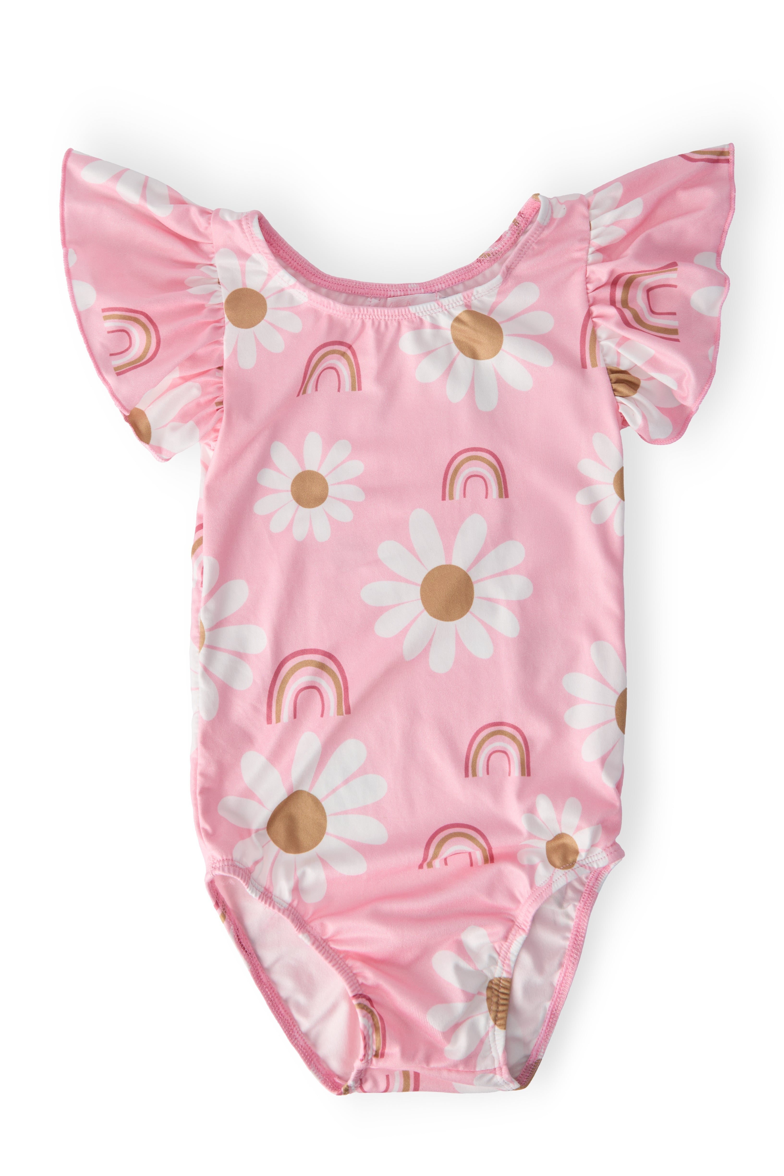 You are My Sunshine S/S Flutter Sleeve Leotard Main image