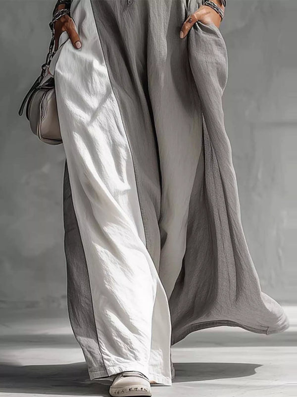 Two-Tone Sleeveless Maxi Dress - product image 4