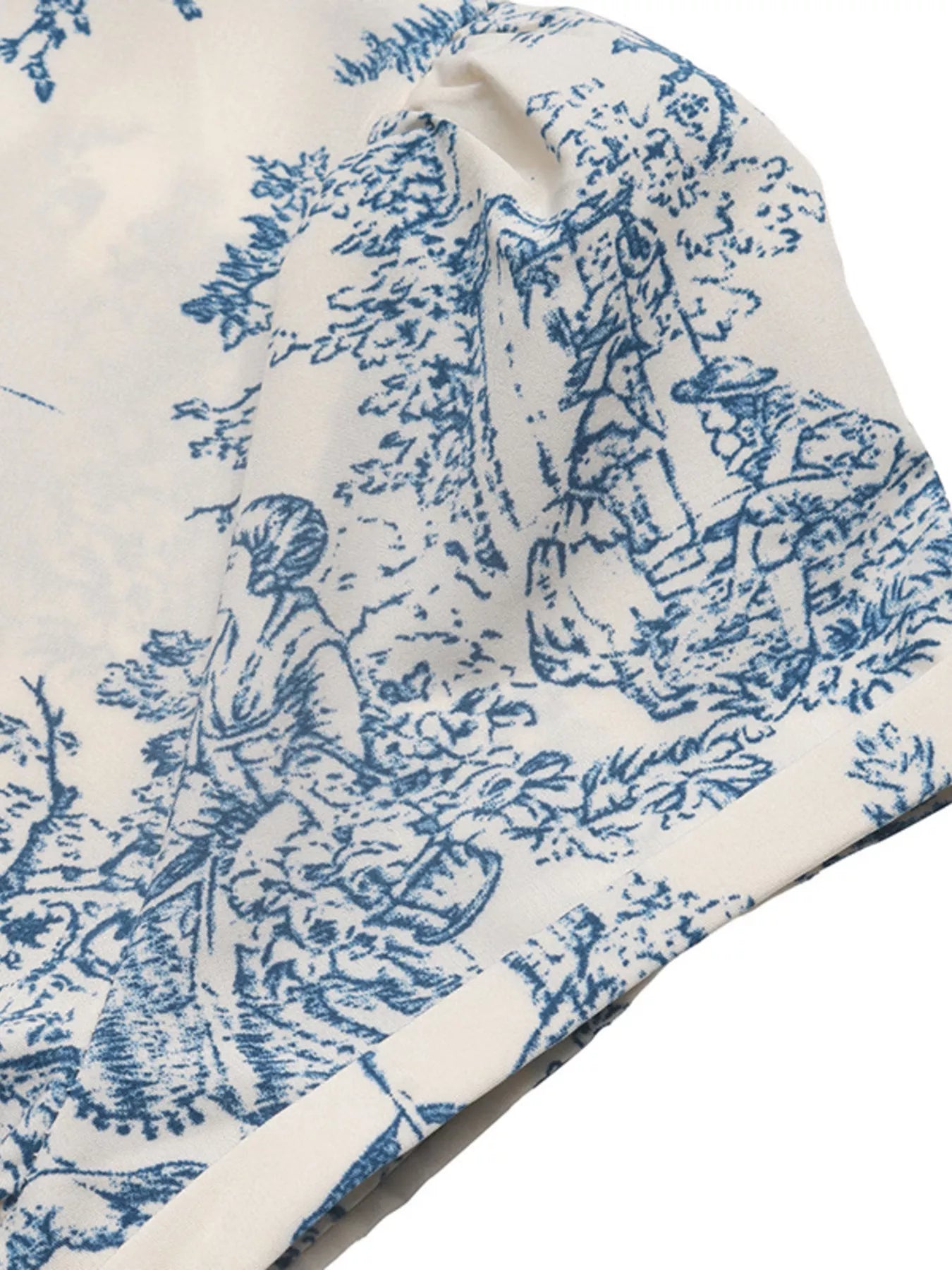 Printed Short Sleeve Midi Dress - product image 9