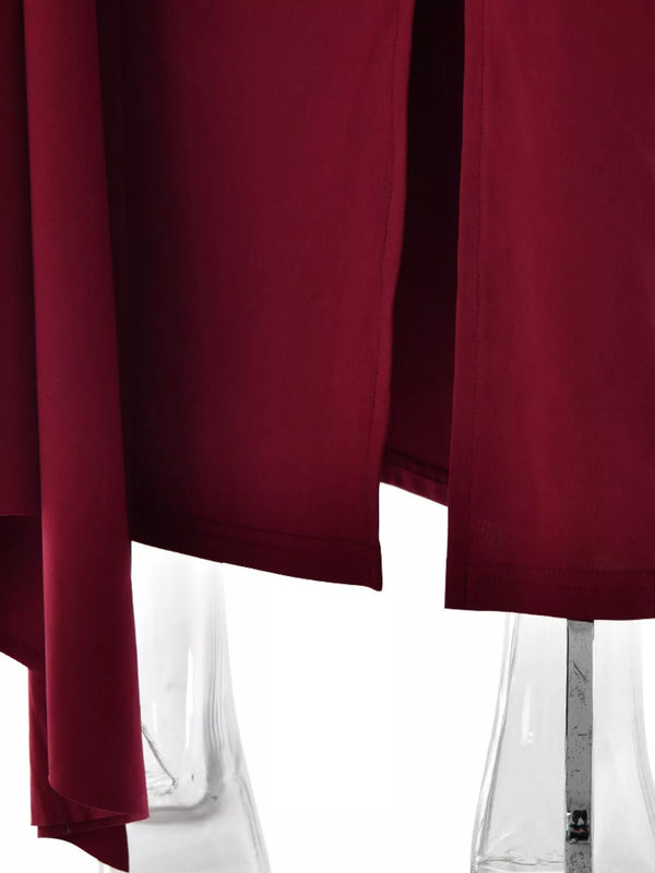 One-Shoulder Ruched Maxi Dress - product image 12