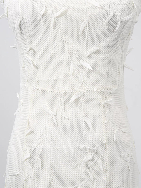 Sleeveless Floral Applique Midi Dress - product image 11