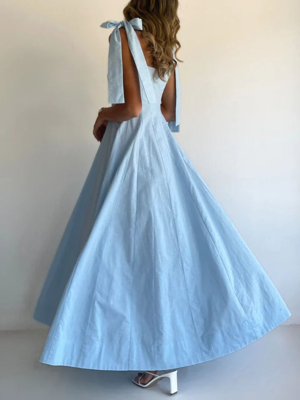 Gradient Tie Shoulder Maxi Dress - product image 6