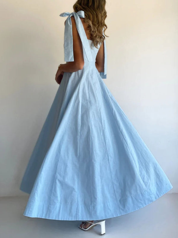 Gradient Tie Shoulder Maxi Dress - product image 6