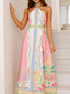Halter Neck Printed Maxi Dress - product image 2