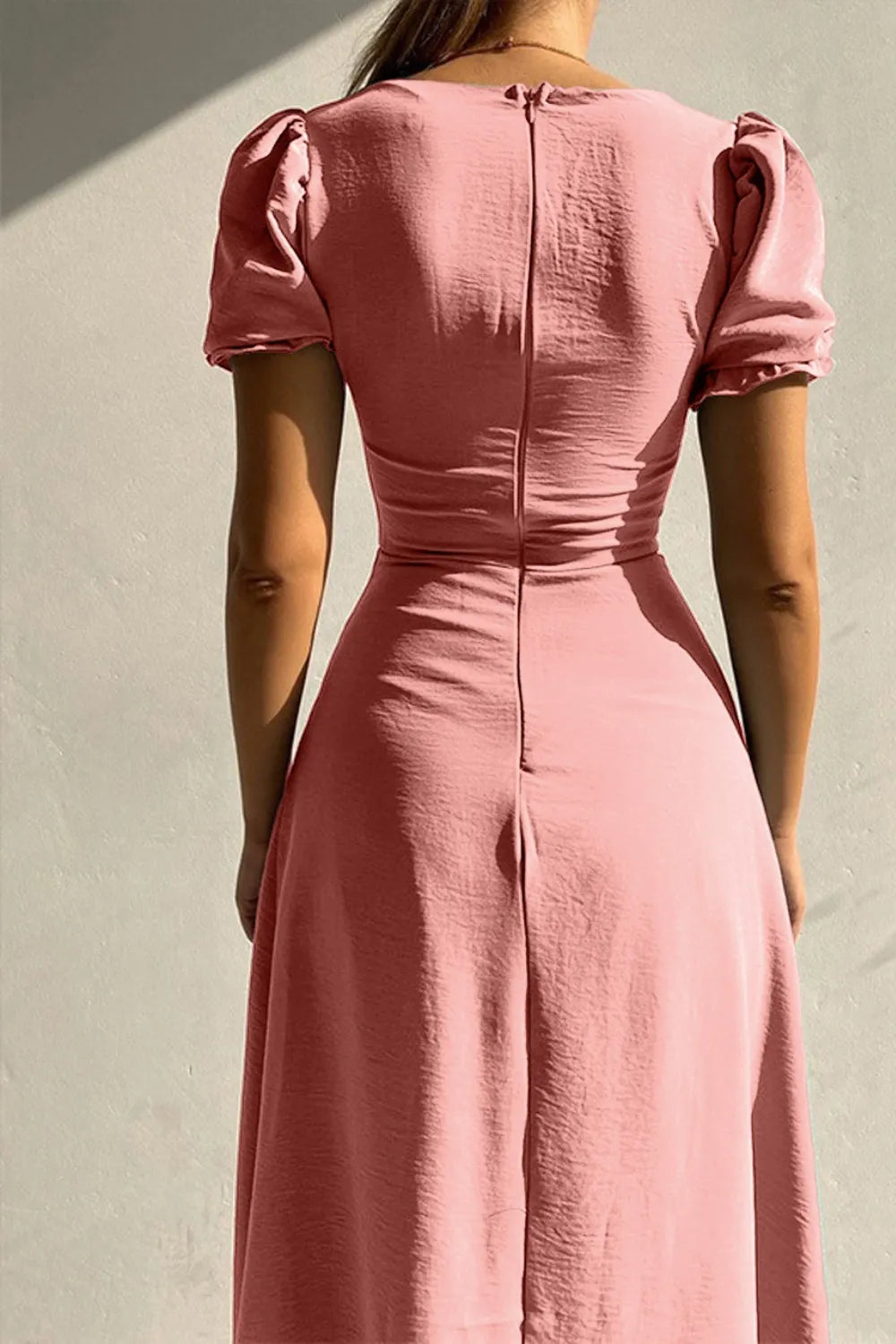 Sweetheart Neck Short Sleeve Dress - product image 2
