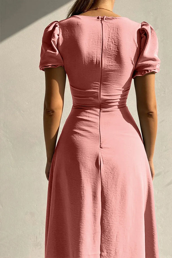 Sweetheart Neck Short Sleeve Dress - product image 2