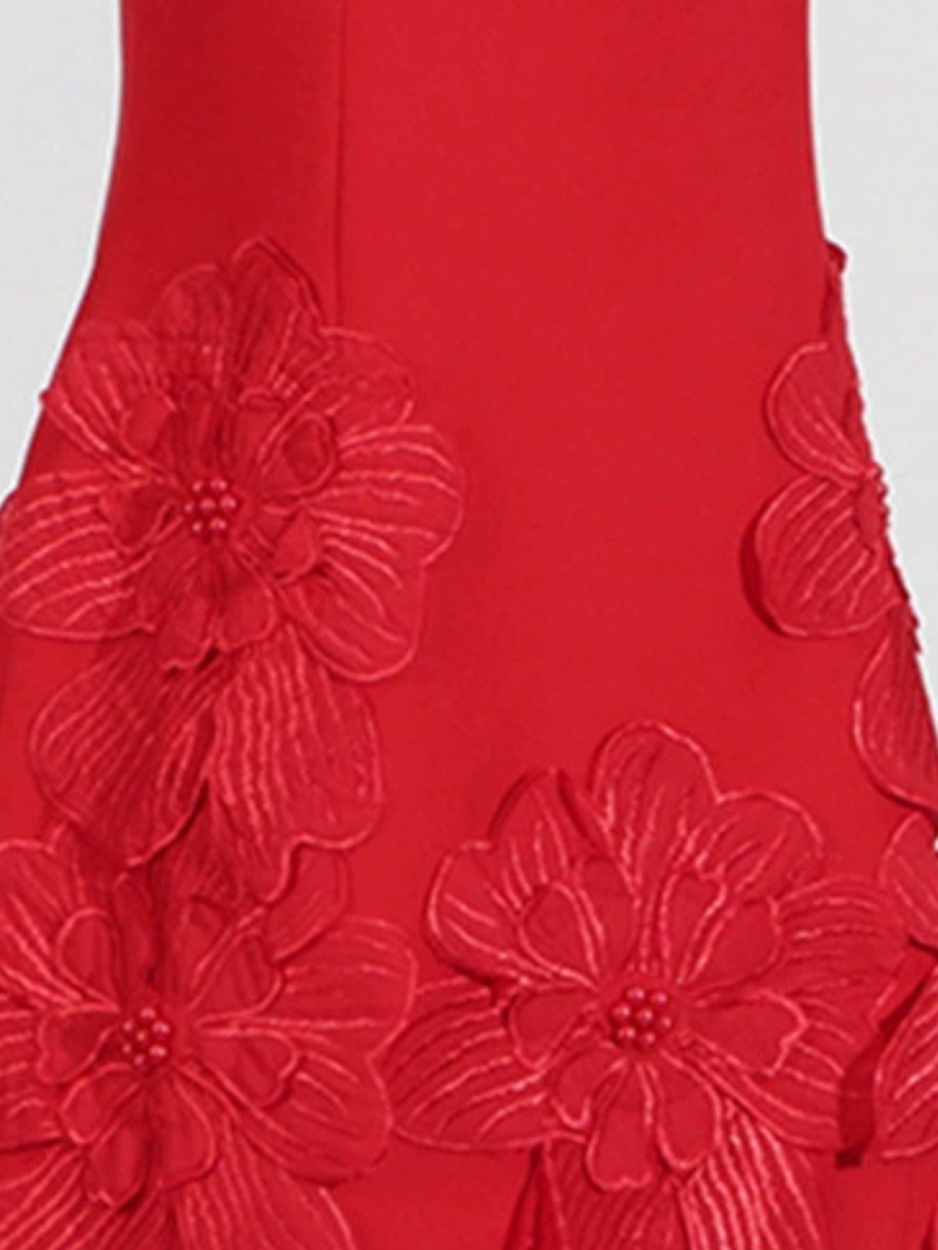 Flower Round Neck Sleeveless Dress view 3 - Shopiebay