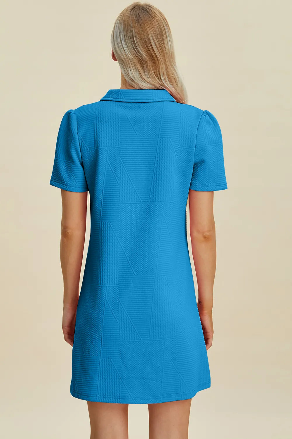 Double Take Texture Short Sleeve Dress - product image 21