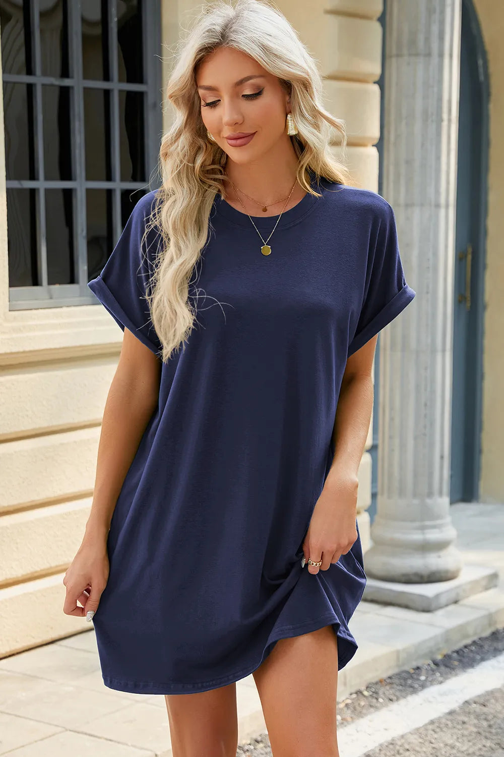 Florira Short Sleeve Mini Dress with Pockets - product image 11