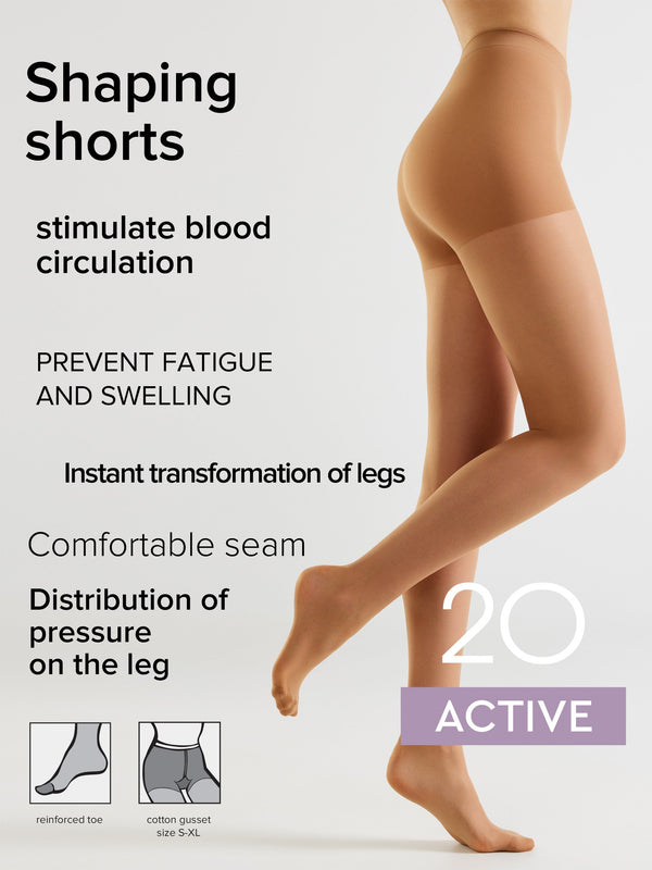 Tights Conte Active 20 Den - Support & Compression