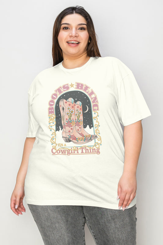 Simply Love Full Size Vintage Western Cowgirls Graphic T-Shirt
