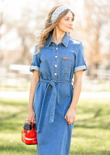 Ada Denim Midi Dress