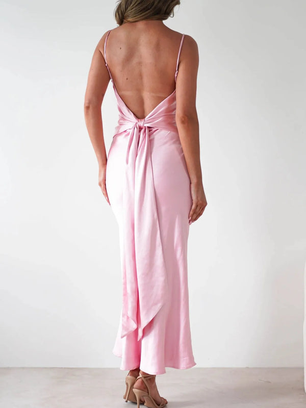 Satin Backless Cami Dress - product image 19