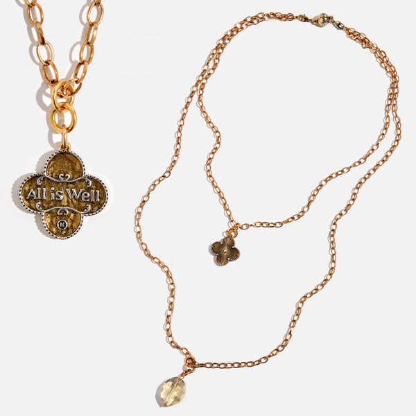 All is Well Clover Original Lite Necklace