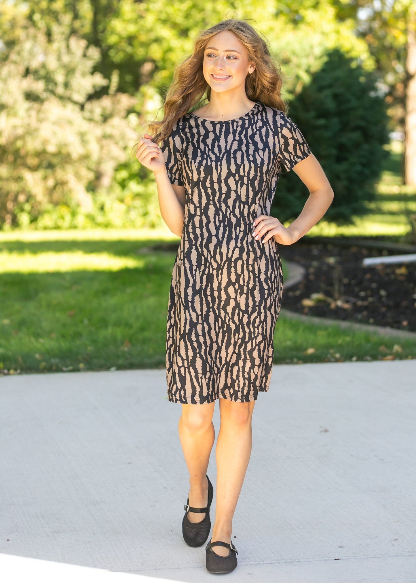 Annabella Shift Midi Dress - FINAL SALE