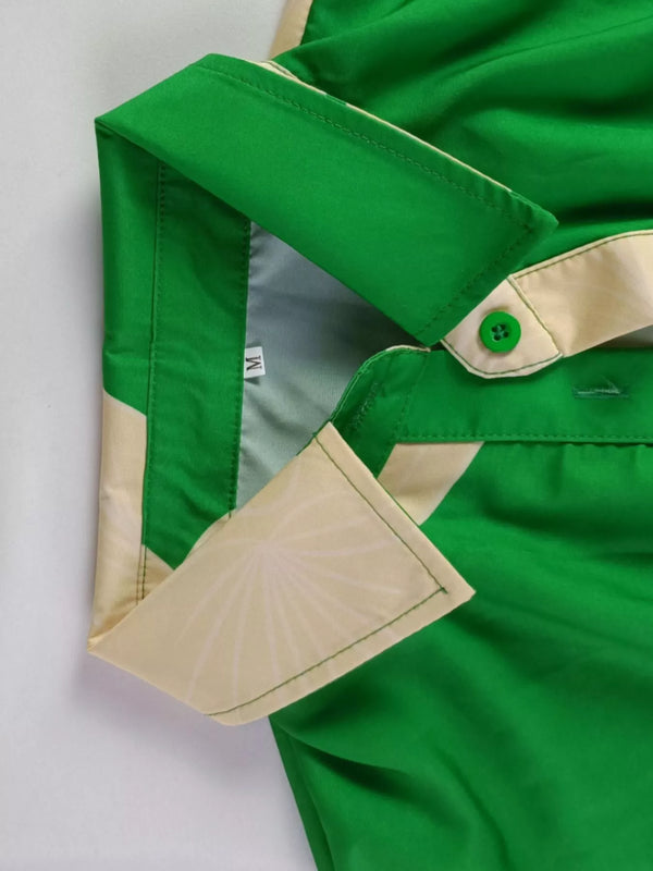 Tie Waist Short Sleeve Shirt Dress - product image 4