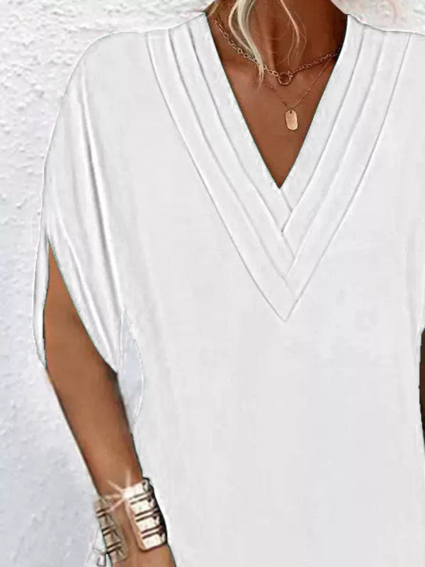 V-Neck Slit Sleeve Mini Dress - product image 11