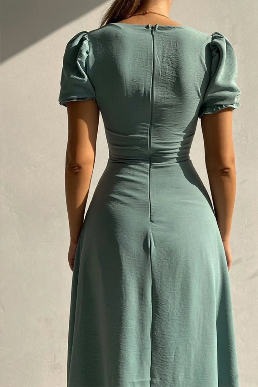 Sweetheart Neck Short Sleeve Dress - product image 14