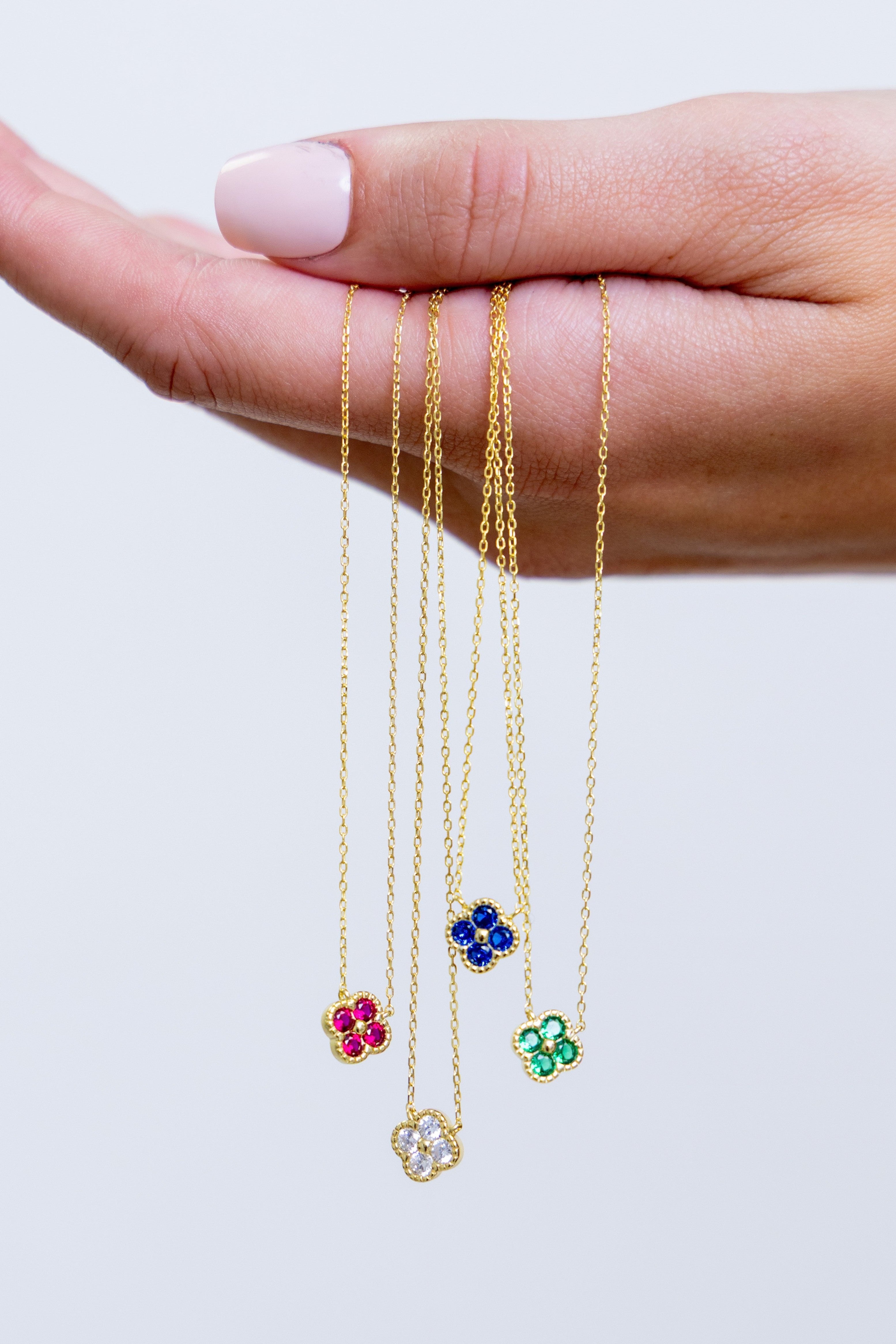 Mini Gracie CZ Pendant Necklace Secondary image