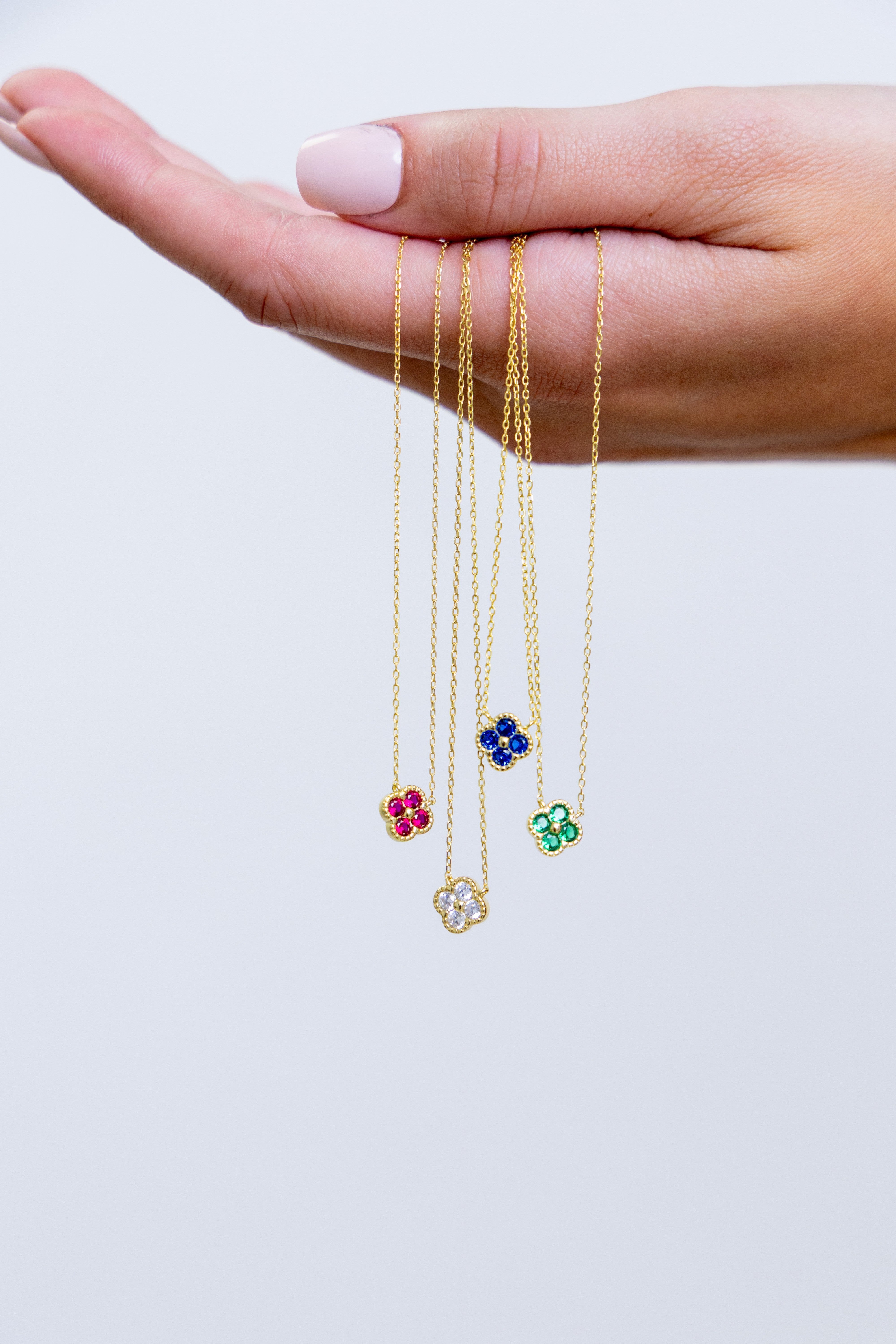 Mini Gracie CZ Pendant Necklace Secondary image
