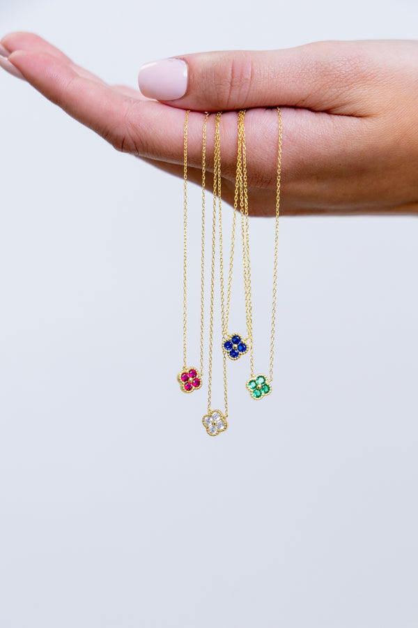 Mini Gracie CZ Pendant Necklace