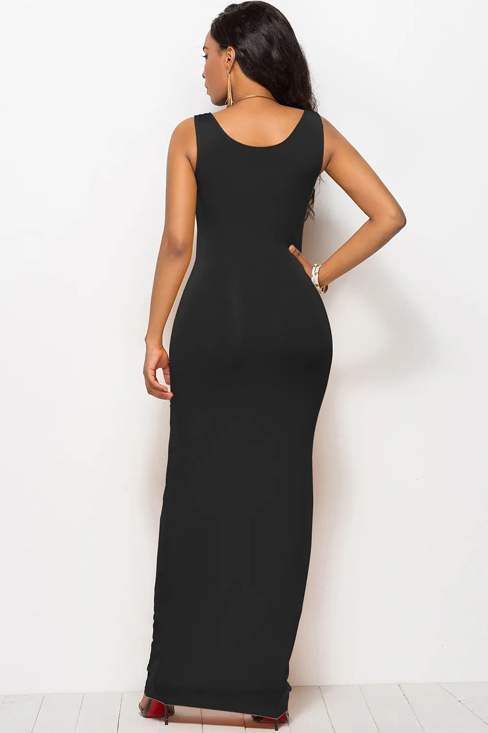 Scoop Neck Wide Strap Maxi Dress - product image 14