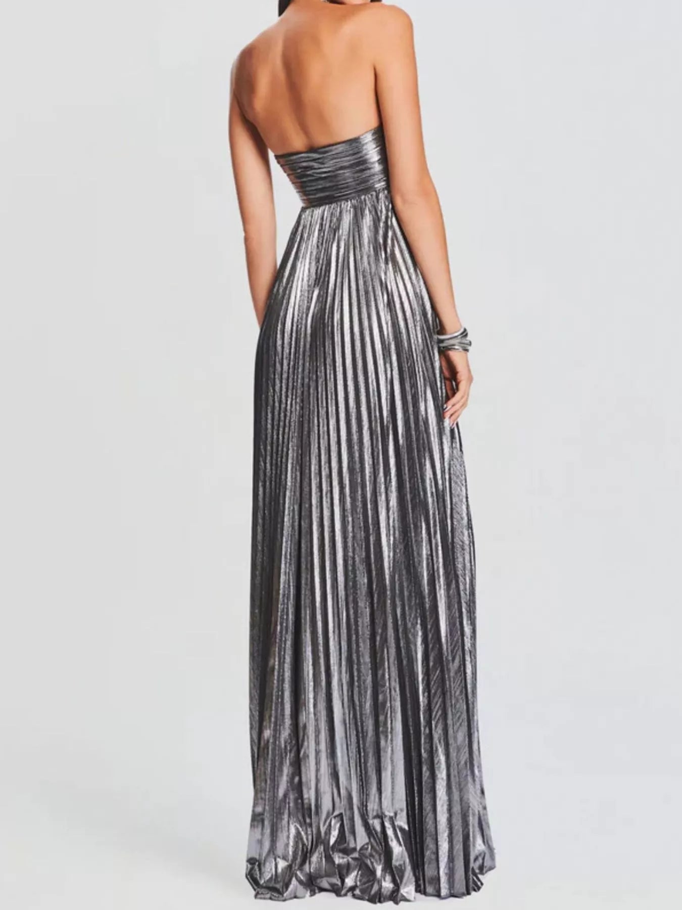 Split Sweetheart Neck Tube Maxi Dress - product image 25